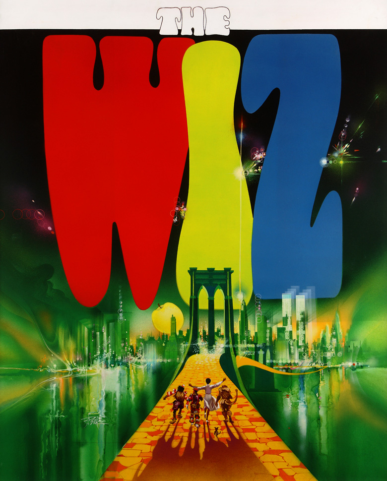 The Wiz, original movie poster art by Bob Peak
